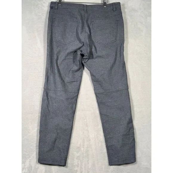 Lululemon Pants Mens 32x27 Blue ABC Slim Fit 5 Pocket‎ Tech Canvas
